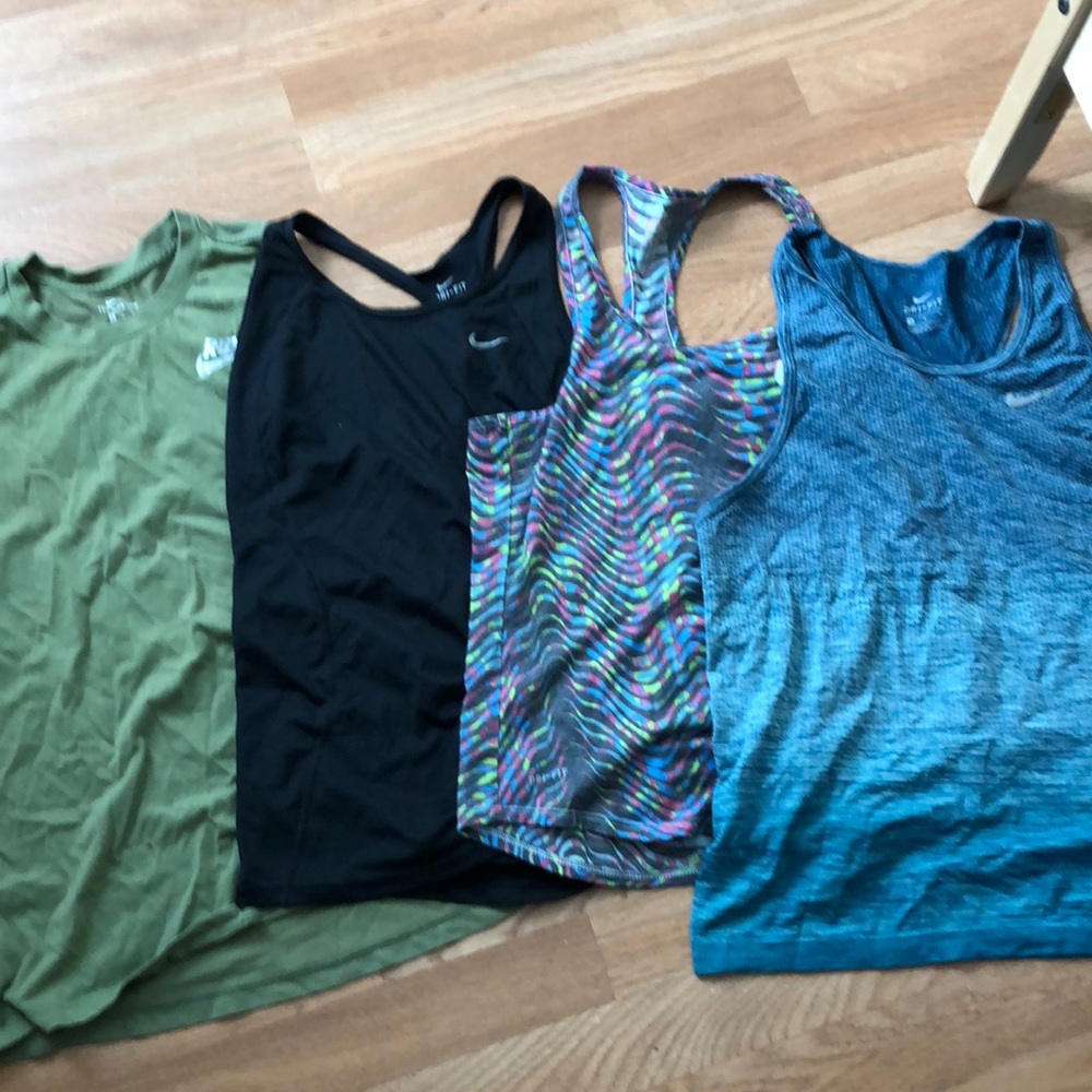 Nike Dri-fit shirts (4)